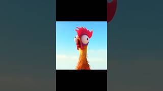 Hei hei from moana 🤣 dumbest chicken disney moanaheiheianimalanimatedcharacter chicken edit [upl. by Bazar]