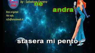 Stasera mi pento Little Tony  Karaoke [upl. by Candis]