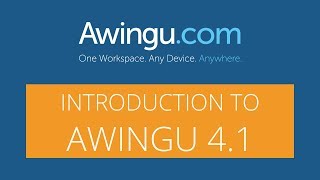 Introduction to Awingu 41 [upl. by Jenna]