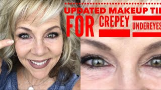 UPDATED Makeup Tip For Crepey Under Eyes [upl. by Meyers]