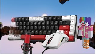 20MIN of pikanetwork bedwars keyboard  mouse asmr [upl. by Nyrad]