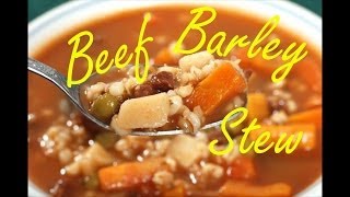 How to Make Beef Barley Stew  The Frugal Chef [upl. by Yhcir]