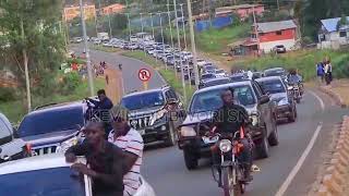 Rest easy Zebedeo John Opore  procession from Kisii town to Riana Home [upl. by Sonitnatsok]