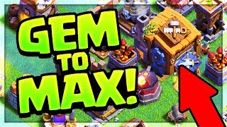 Clash of Clans Builder Hall 7  GEM TO MAX [upl. by Uon]