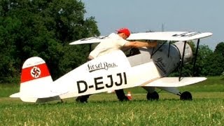 Bücker Jungmeister  60 Scale  Moki 400ccm  Maiden [upl. by Nnylyram558]