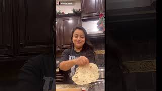 Hija de Lupillo Rivera haciendo tortillas de harina por su primera vez [upl. by Inverson]