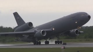 McDonnell Douglas KC10A Extender  Takeoff [upl. by Nnylekoorb936]