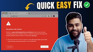2024  Easily Fix “Deceptive Site Ahead” Error [upl. by Michi634]