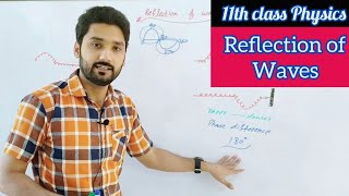 Reflection of waves  class 11 physics  physics ka safar [upl. by Holihs]