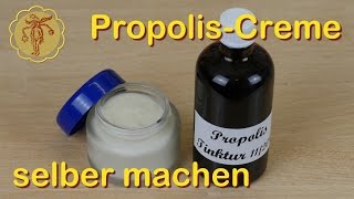 Propolis Gesichtscreme gegen unreine Haut selber machen [upl. by Maker]