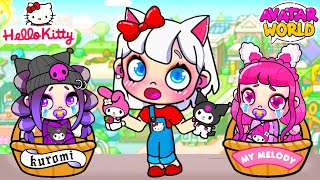 Ik ben Geadopteerd door Hello Kitty Toca Boca s Avatar World [upl. by Siberson]