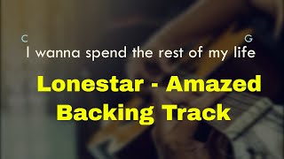 Lonestar  Amazed Backing Track in G [upl. by Tega]