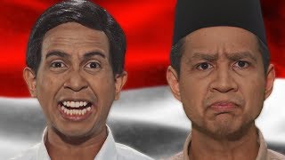 SkinnyIndonesian24  Prabowo VS Jokowi  Epic Rap Battles Of Presidency [upl. by Yannodrahc356]