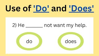 Use of Do and Does  Quiz  Can you score 1212  Simple Present Tense [upl. by Olaf]