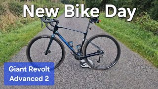 New Bike Day  Giant Revolt Advanced 2 gravel bike [upl. by Nallij257]