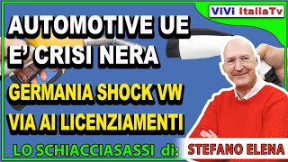 Automotive europeo in crisi nera complice il “Green Deal” europeo [upl. by Irolav]