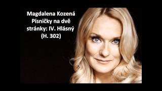 Magdalena Kozená The complete quotPísničky na dvě stránky H 302quot Martinů [upl. by Koenig]