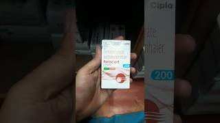 FORACORT 200 INHALER cipla inhaler shortvideo [upl. by Enidlareg]