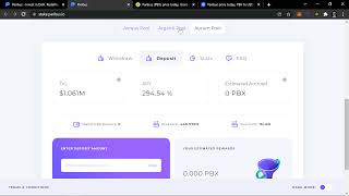 Paribus PBX Staking Is Live 122821 [upl. by Dunston]