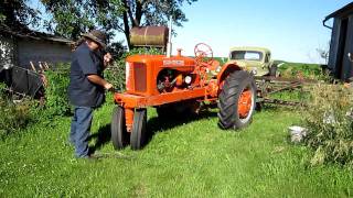 Starting Allis Chalmers WD [upl. by Ydaf]