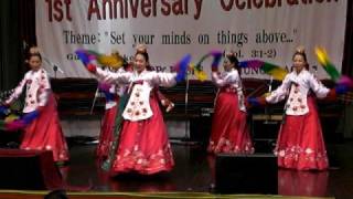 FBCFI South Korea ANNIVERSARY  korean dance [upl. by Nodarse]