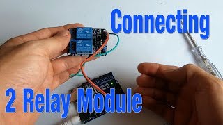 How to connect a 2 Way Relais Module with the arduino [upl. by Ayortal674]