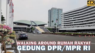 DPR BARU HARAPAN BARU❗walking around Gedung DPRMPR RI  Jakarta [upl. by Donela289]