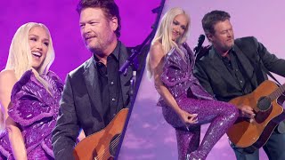 Watch Gwen Stefani and Blake Shelton’s LOVEDUP ACM Awards Duet of Purple Irises [upl. by Akitan]