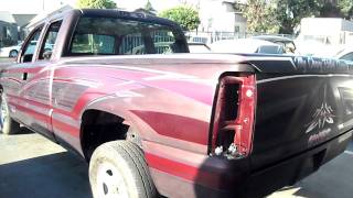 Curlys Pinstriping Burgundy Silverado Graphics [upl. by Bak]