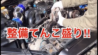 【15年落ちレガシィ】セルモーターオルタネーター ベルトテンショナーまとめて交換DIYEZ30R [upl. by Bloem]