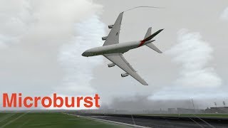 What Happens To A PLANE In A Microburst [upl. by Micheil]