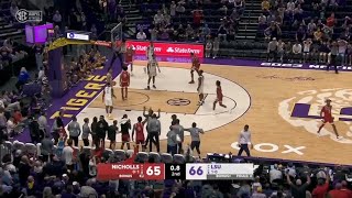 Nicholls State hits game winner to stun LSU as 20 point underdogs 😨 [upl. by Azirb]