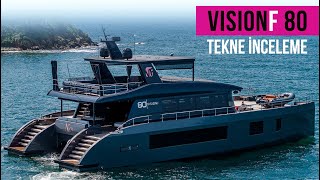 VISIONF 80  TUZLA BOAT SHOW İNCELEME [upl. by Vatsug]