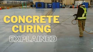 Why Curing of Concrete is Important Concrete Curing Process [upl. by Anoved683]