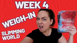 WEEK 4 WEIGH IN  SLIMMING WORLD WEIGHT LOSS JOURNEY [upl. by Eneloj]