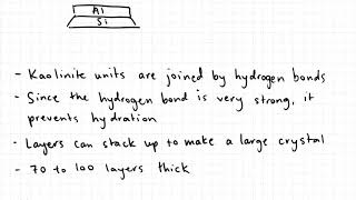 33 Kaolinite Montmorillonite Illite [upl. by Fagan]