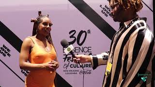 Candiace Dillard Bassett Talks RHOP Music Motherhood amp More at Essence Fest [upl. by Ramel]