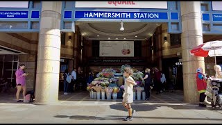 Hammersmith London 4K Walking Tour  Discover the Charm of UK 🇬🇧 [upl. by Lemart]