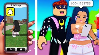 phantommaxx001 and I Have A CREEPY STALKER In ROBLOX SNAPCHAT [upl. by Enelyar976]