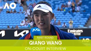 Qiang Wang OnCourt Interview 1R  Australian Open 2022 [upl. by Om705]