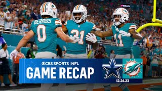 Dolphins CLINCH Playoff berth with LATE comeback win  Game Recap  CBS Sports [upl. by Lekim]