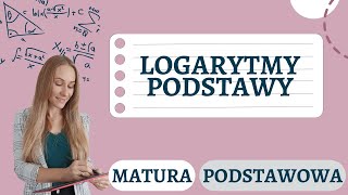 LOGARYTMY  DEFINICJA I ZADANIA  MATURA PODSTAWOWA [upl. by Ahsinrat]