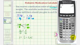 Ex Pediatric Medication Dosage Calculation  Four Steps [upl. by Haley]