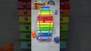 Satisfying Colored Balls 🌈 Xylophone 🎵 Marble run satisfying xylophone marblerun [upl. by Florina88]