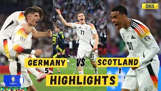 Germany Vs Scotland Highlights Germany Beat Scotland By 51 I UEFA Euro 2024 Match 1 Highlights [upl. by Ennail31]