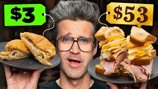 Cheap vs Expensive Sandwich Taste Test [upl. by Fenn182]