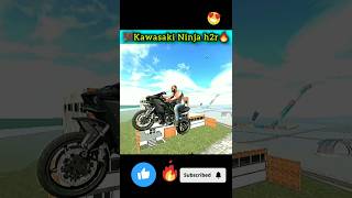 Kawasaki Ninja h2r🔥 indianbikedriving3d shorts viralshorts h2r franklin cartoon gta trending [upl. by Brezin236]