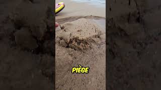 Il a Découvert un PIEGE sur la PLAGE shorts viral [upl. by Zosima]