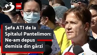 Șefa ATI de la Spitalul Pantelimon Neam depus demisia din gărzi Plecăm toți [upl. by Eillas]