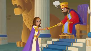 The Brave and Beautiful Queen  Bible App for Kids  LifeKids biblestories [upl. by Cynar558]